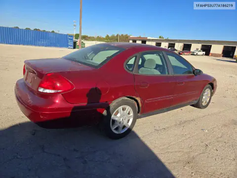 2007 Ford Taurus Se VIN 1FAHP53U77A186219 фото 3