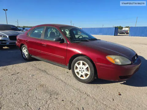 2007 Ford Taurus Se VIN 1FAHP53U77A186219 фото 4
