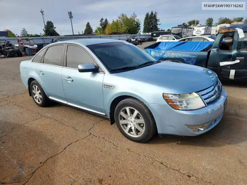 1FAHP24W19G116262 — 2009 Ford Taurus, фото 4 с аукциона Copart, Передняя часть