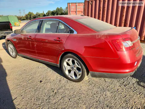 1FAHP2EW7AG103079 — 2010 Ford Taurus, фото 2 с аукциона Copart, Верхняя часть / Крыша