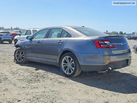 2013 Ford Taurus Sel VIN 1FAHP2E8XDG181149 фото 2