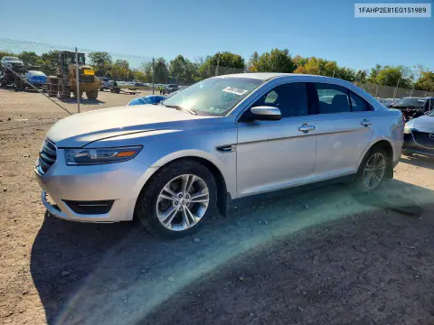 1FAHP2E81EG151989 — 2014 Ford Taurus, Передняя часть, фото до ремонта