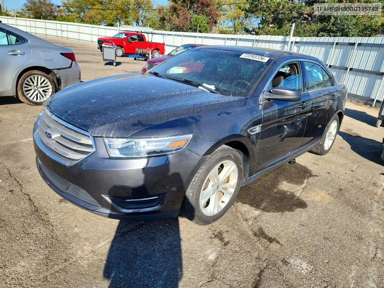2016 Ford Taurus Sel VIN 1FAHP2H80GG115743 фото 1