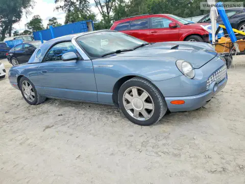2005 Ford Thunderbird VIN 1FAHP60A05Y107610 фото 4