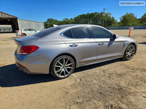 2020 Genesis G70 3.3T VIN KMTG34LE1LU048674 фото 3