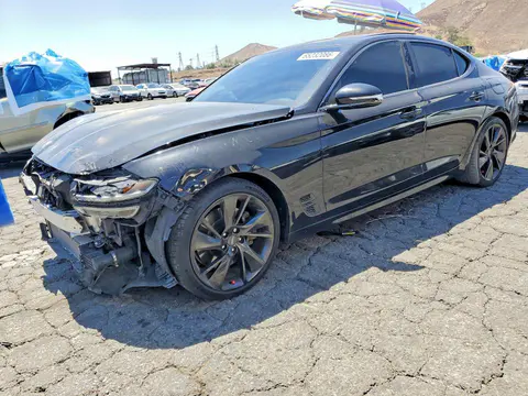 KMTG54TE5NU099933 — 2022 Genesis G70, Передняя часть (Front End), фото до ремонта