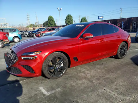 KMTG54TEXNU081718 — 2022 Genesis G70, Передняя часть (Front End), фото до ремонта