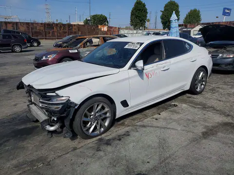 KMTG34TA5NU097702 — 2022 Genesis G70, Передняя часть (Front End), фото до ремонта