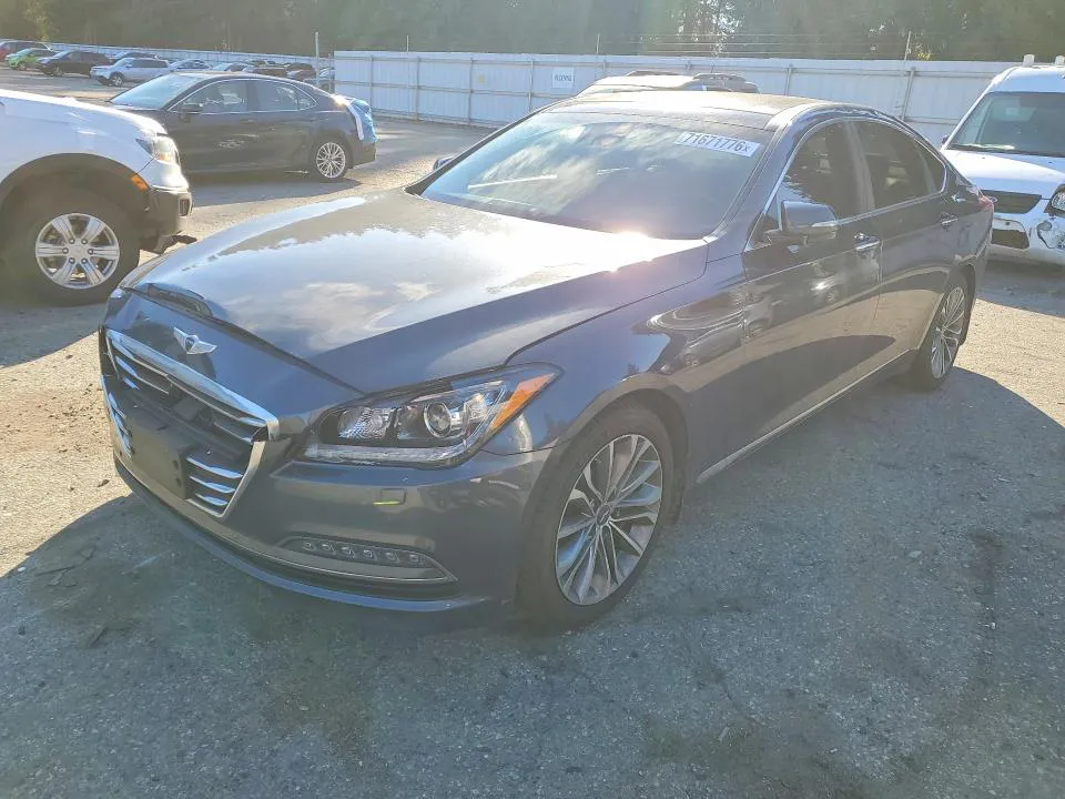 2017 Genesis G80 VIN KMHGN4JE4HU176230 фото 1