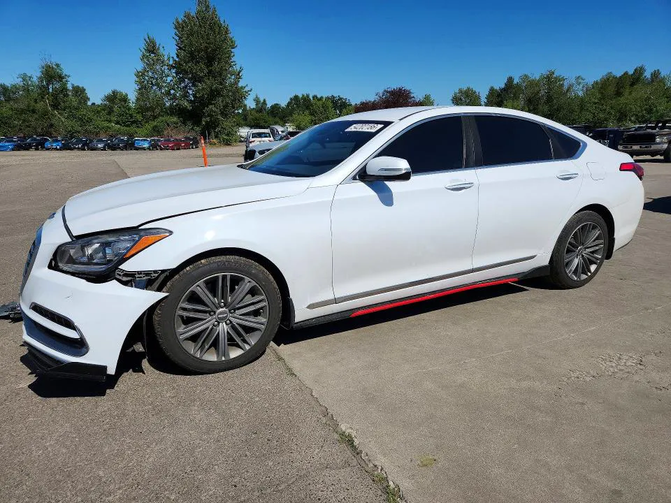 2018 Genesis G80 VIN KMHGN4JE9JU238999 фото 1