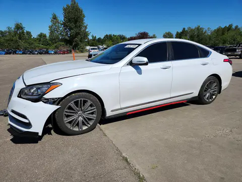 KMHGN4JE9JU238999 — 2018 Genesis G80, Передняя часть (Front End), фото до ремонта