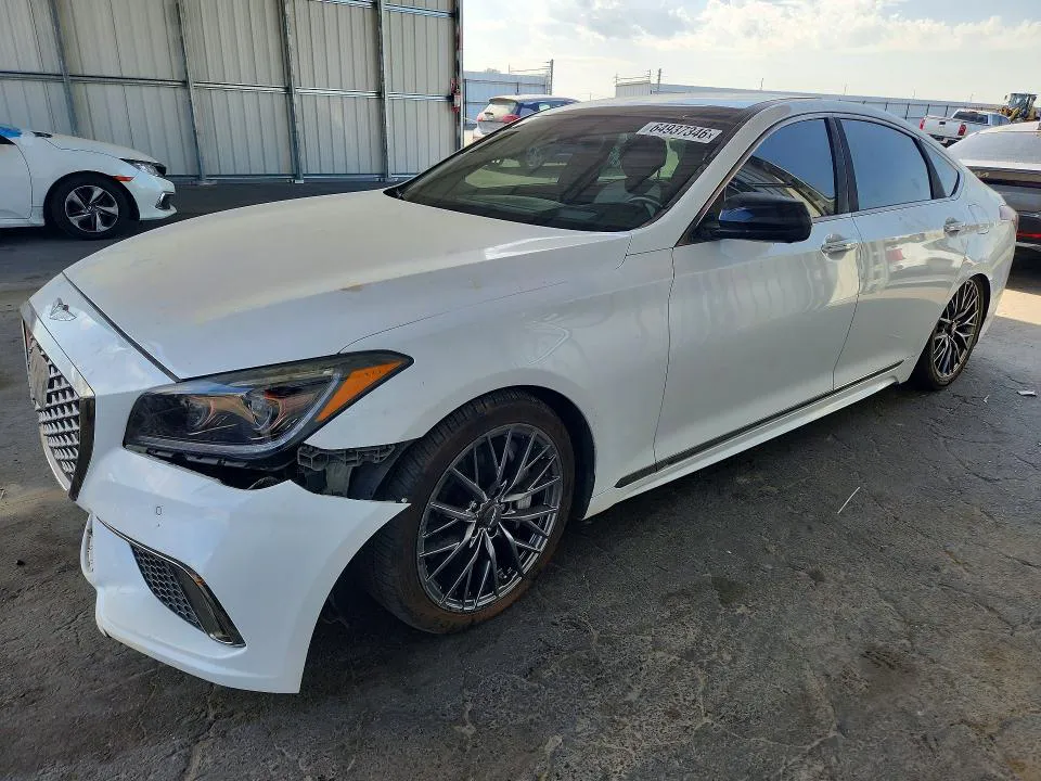 2018 Genesis G80 VIN KMHGN4JB7JU240787 фото 1
