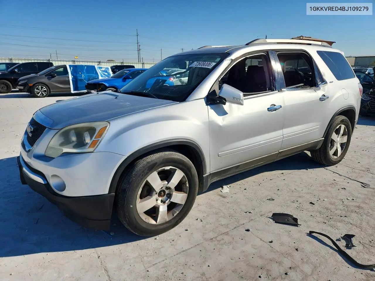2011 GMC Acadia Slt-1 VIN 1GKKVRED4BJ109279 фото 1
