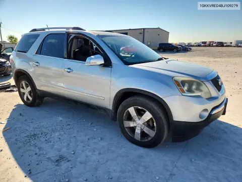 2011 GMC Acadia Slt-1 VIN 1GKKVRED4BJ109279 фото 4