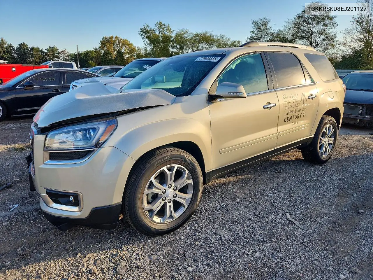 2014 GMC Acadia Slt-2 VIN 1GKKRSKD8EJ201127 фото 1