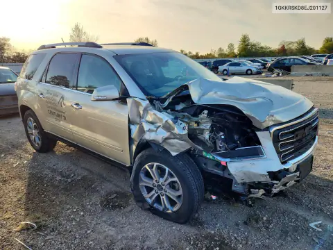 2014 GMC Acadia Slt-2 VIN 1GKKRSKD8EJ201127 фото 4