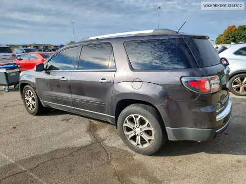 2015 GMC Acadia Slt-1 VIN 1GKKRRKD9FJ314787 фото 2