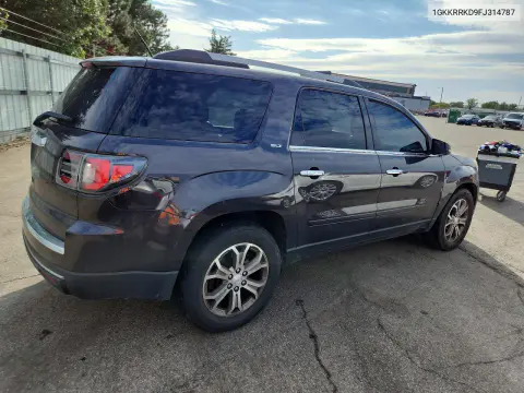 2015 GMC Acadia Slt-1 VIN 1GKKRRKD9FJ314787 фото 3