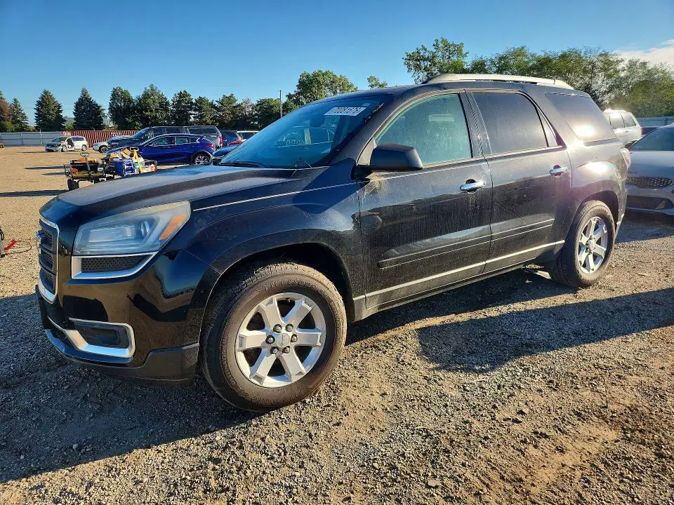 1GKKRPKD1GJ195543 GMC Acadia 2016 — повреждение Задняя часть, фото до ремонта