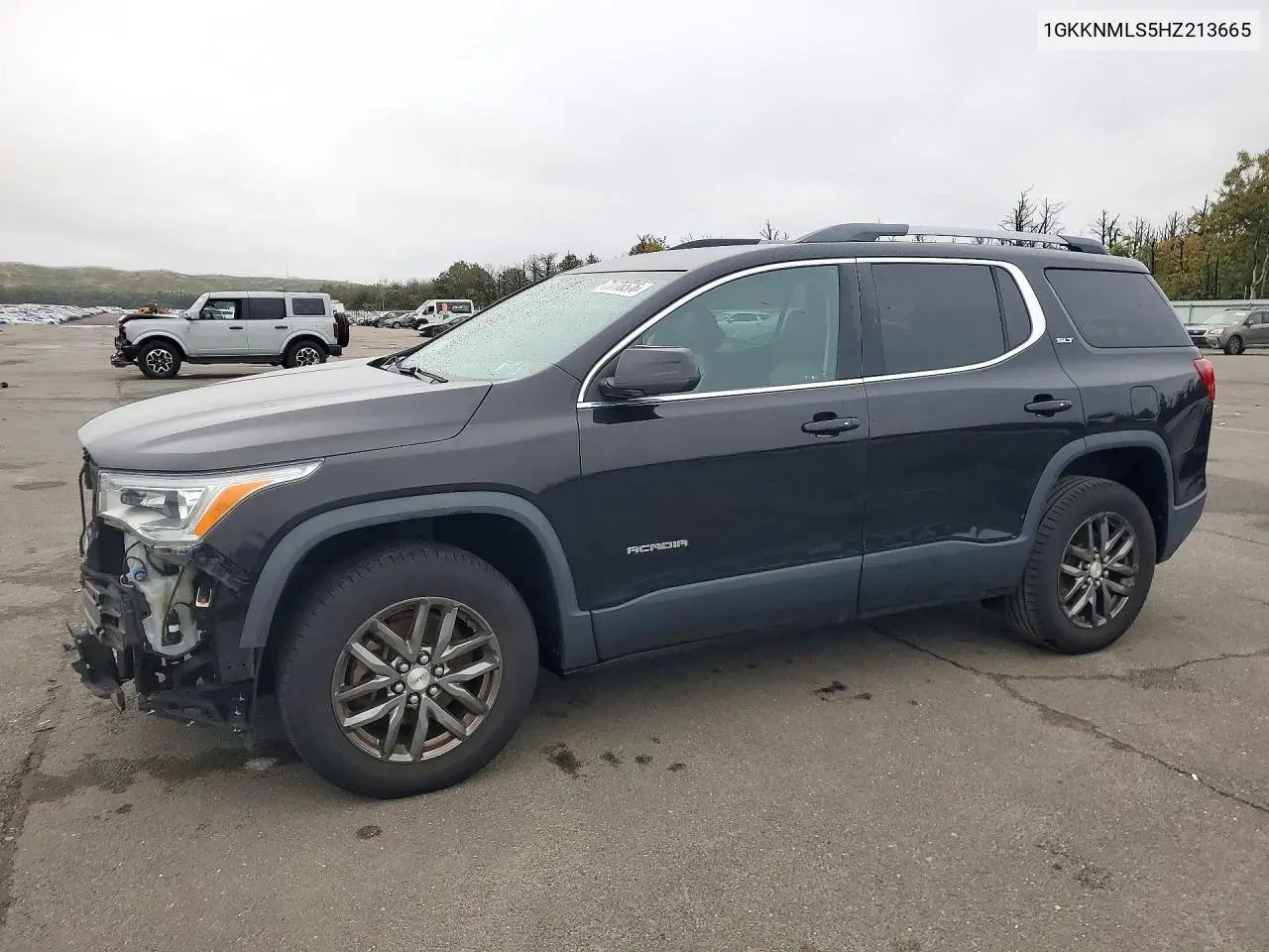 1GKKNMLS5HZ213665 GMC Acadia 2017 — повреждение Передняя часть, фото до ремонта