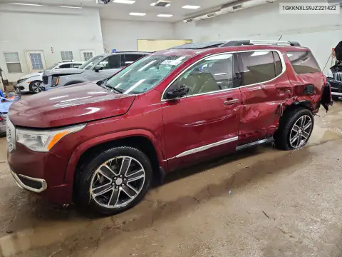 1GKKNXLS9JZ221422 — 2018 GMC Acadia, Боковая часть, фото до ремонта