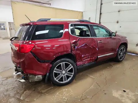 1GKKNXLS9JZ221422 — 2018 GMC Acadia, фото 3 с аукциона Copart, Боковая часть