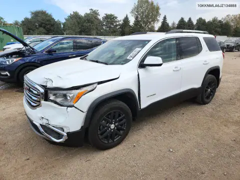 1GKKNMLA6JZ134888 — 2018 GMC Acadia, Передняя часть, фото до ремонта