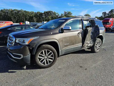 1GKKNLLA5KZ191174 — 2019 GMC Acadia, Боковая часть, фото до ремонта