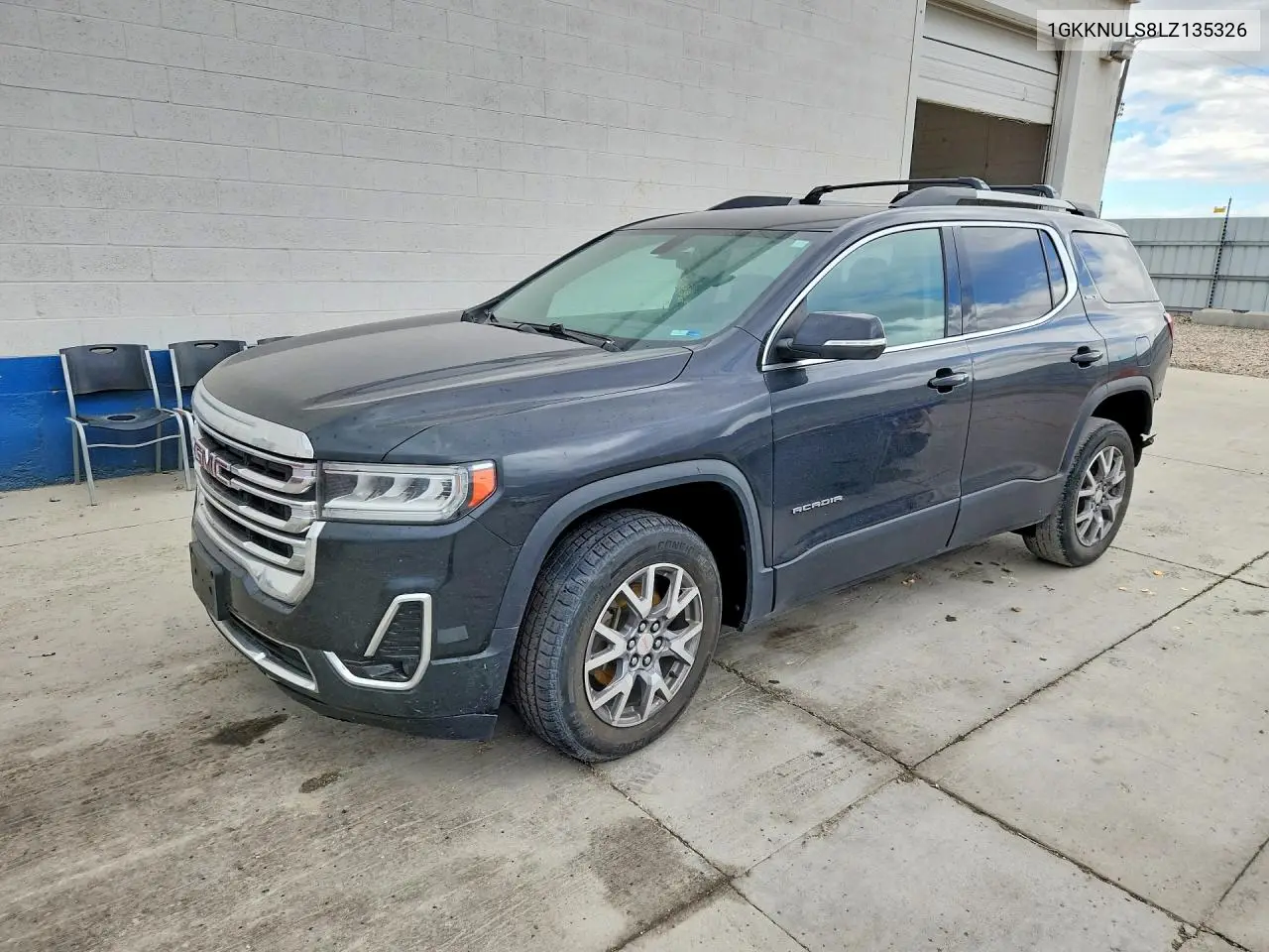 1GKKNULS8LZ135326 GMC Acadia 2020 — повреждение Задняя часть, фото до ремонта