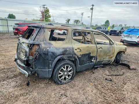 2021 GMC Acadia Sle VIN 1GKKNKLA1MZ114833 фото 3