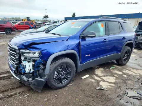 1GKKNLLS0PZ165131 — 2023 GMC Acadia, Передняя часть, фото до ремонта