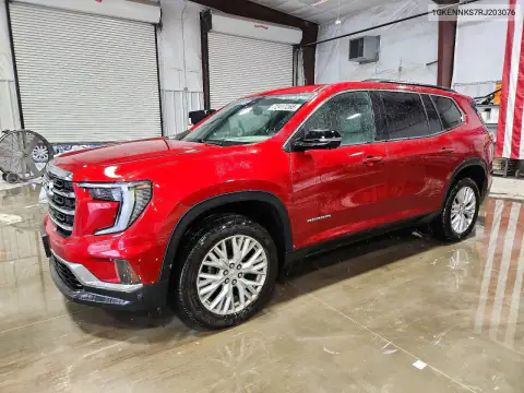 1GKENNKS7RJ203076 — 2024 GMC Acadia, Задняя часть, фото до ремонта
