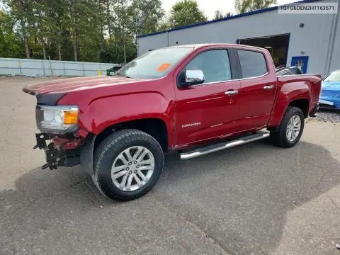 1GTG6DEN2H1163571 — 2017 GMC Canyon, Передняя часть, фото до ремонта