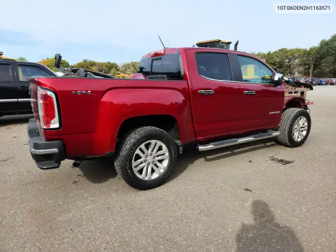 2017 GMC Canyon Slt VIN 1GTG6DEN2H1163571 фото 3