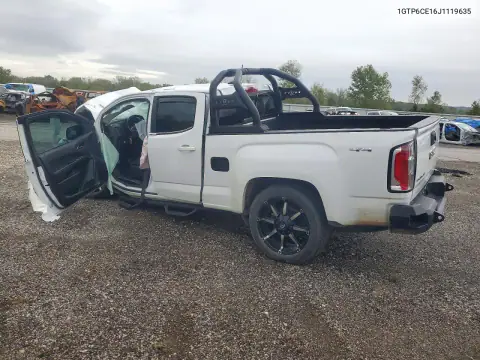 1GTP6CE16J1119635 — 2018 GMC Canyon, фото 2 с аукциона Copart, Передняя часть