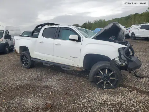 1GTP6CE16J1119635 — 2018 GMC Canyon, фото 4 с аукциона Copart, Передняя часть