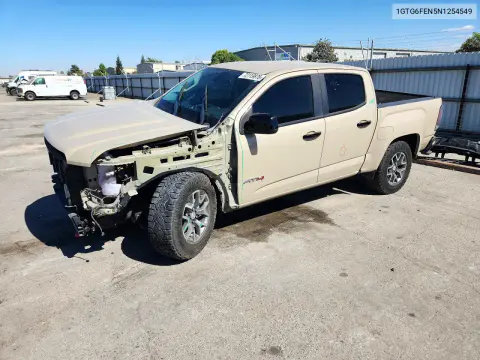 1GTG6FEN5N1254549 — 2022 GMC Canyon, Передняя часть, фото до ремонта