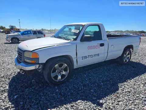 3GTEC14V06G195787 — 2006 GMC Sierra, Передняя часть, фото до ремонта