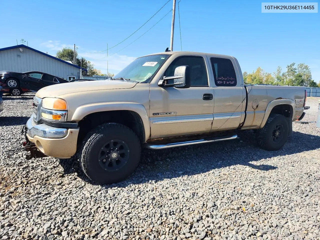 1GTHK29U36E114455 GMC Sierra 2006 — повреждение Пожар, фото до ремонта
