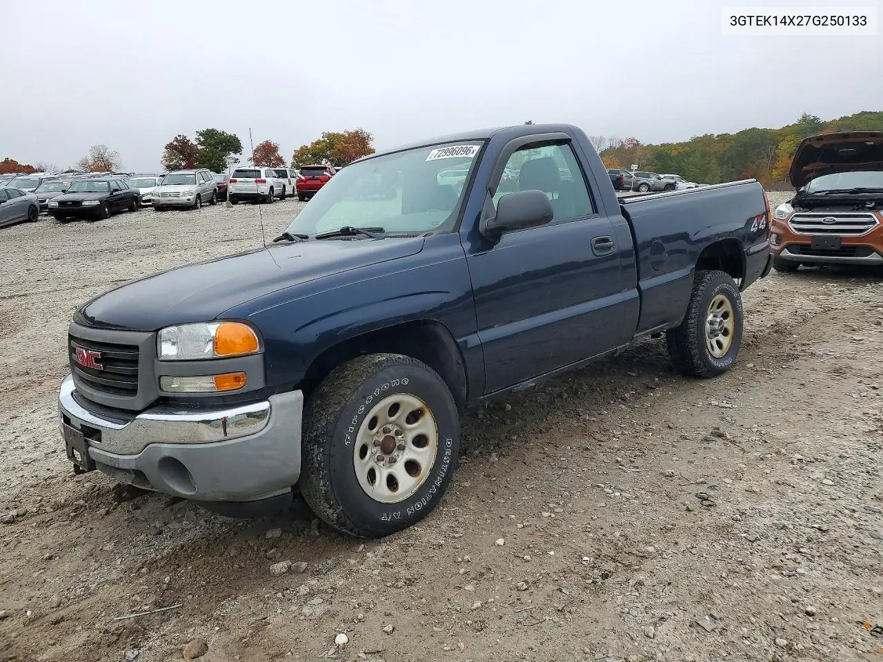 2007 GMC New Sierra K1500 Classic VIN 3GTEK14X27G250133 фото 1