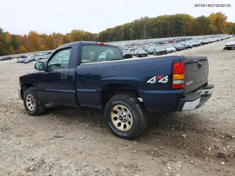2007 GMC New Sierra K1500 Classic VIN 3GTEK14X27G250133 фото 2