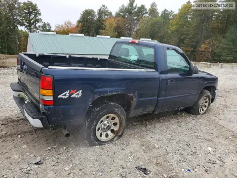 2007 GMC New Sierra K1500 Classic VIN 3GTEK14X27G250133 фото 3