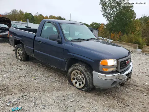 2007 GMC New Sierra K1500 Classic VIN 3GTEK14X27G250133 фото 4