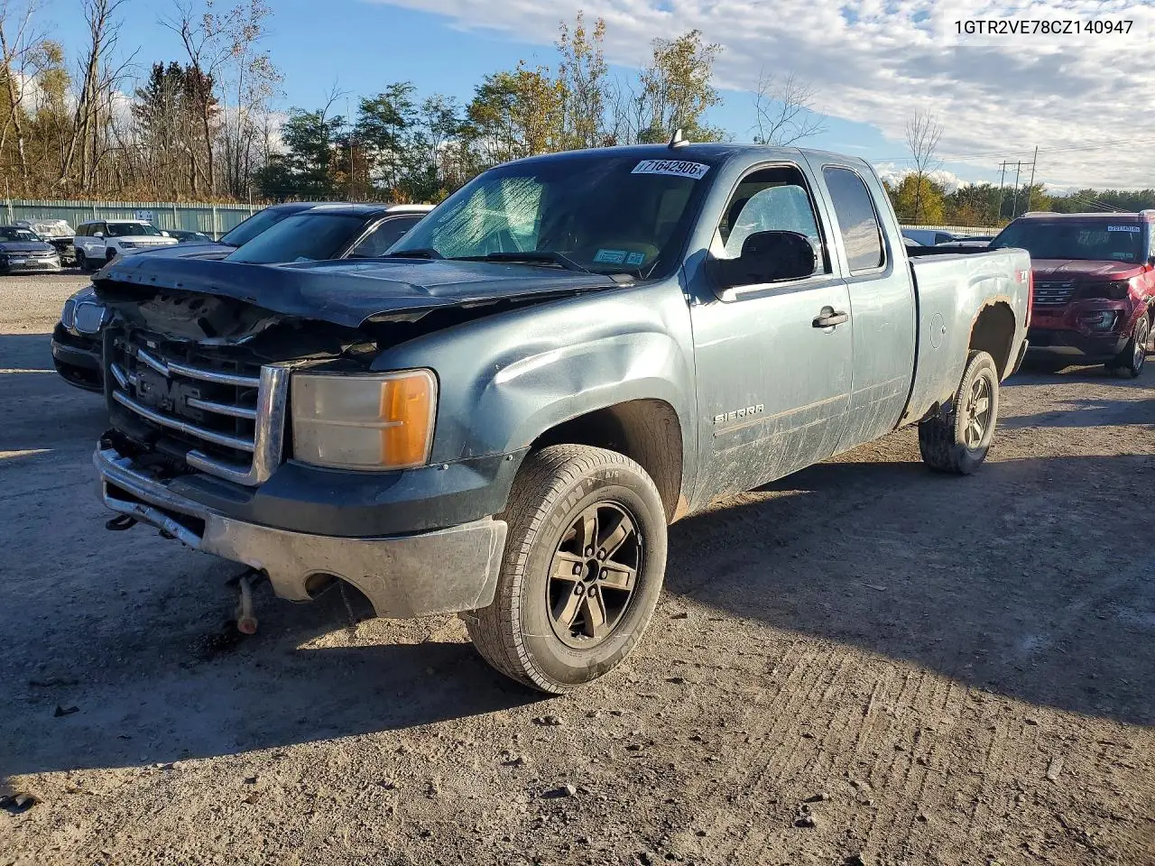 2012 GMC Sierra K1500 Sle VIN 1GTR2VE78CZ140947 фото 1