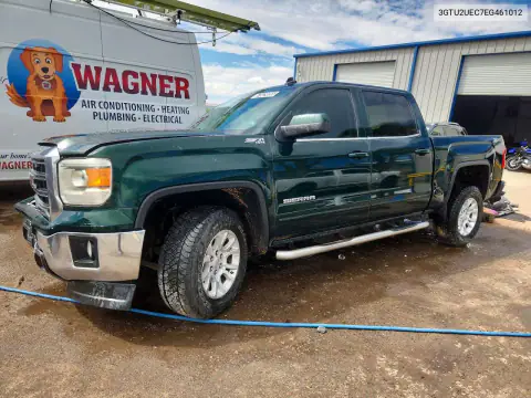 3GTU2UEC7EG461012 — 2014 GMC Sierra, Задняя часть, фото до ремонта