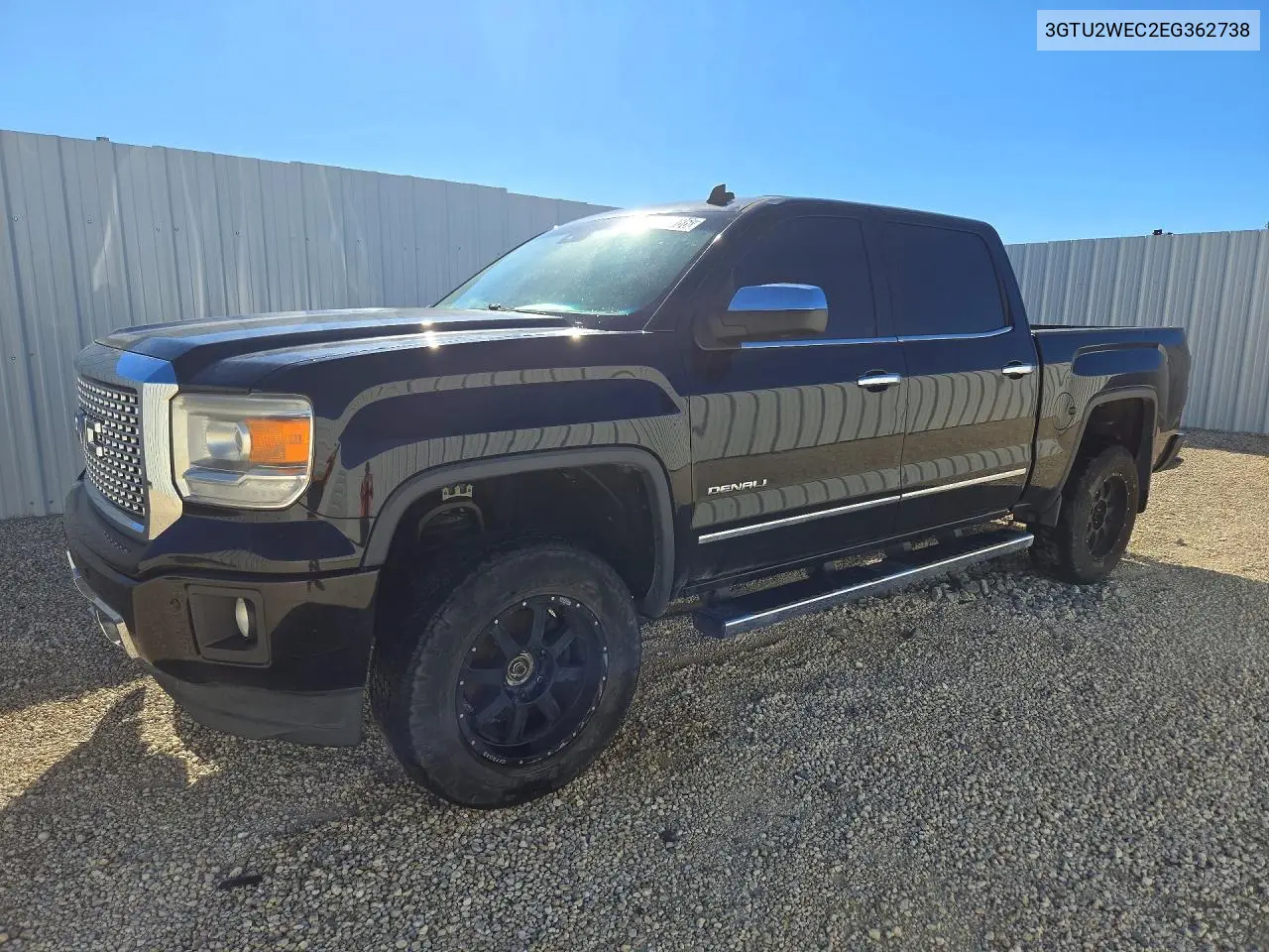 3GTU2WEC2EG362738 GMC Sierra 2014 — повреждение Мелкие вмятины и царапины, фото до ремонта
