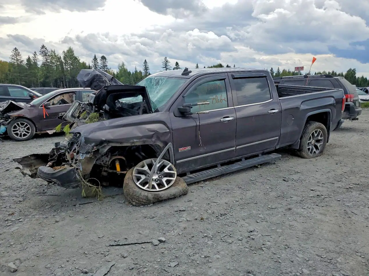 3GTU2MEC0GG283317 GMC Sierra 2016 — повреждение Передняя часть, фото до ремонта