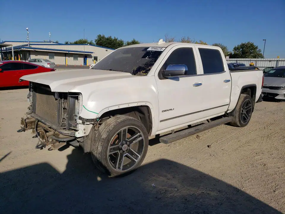 3GTU2PEJ1GG214295 GMC Sierra 2016 — повреждение Передняя часть, фото до ремонта