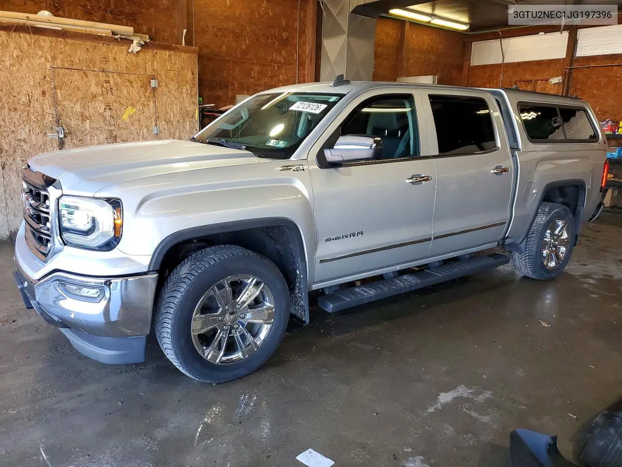 3GTU2NEC1JG197396 GMC Sierra 2018 — повреждение Задняя часть, фото до ремонта