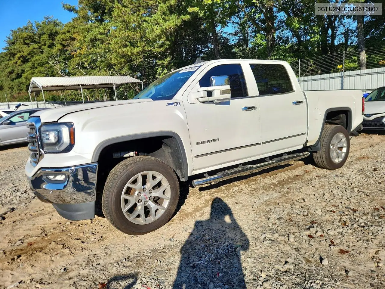 3GTU2NEC3JG610807 GMC Sierra 2018 — повреждение Передняя часть, фото до ремонта